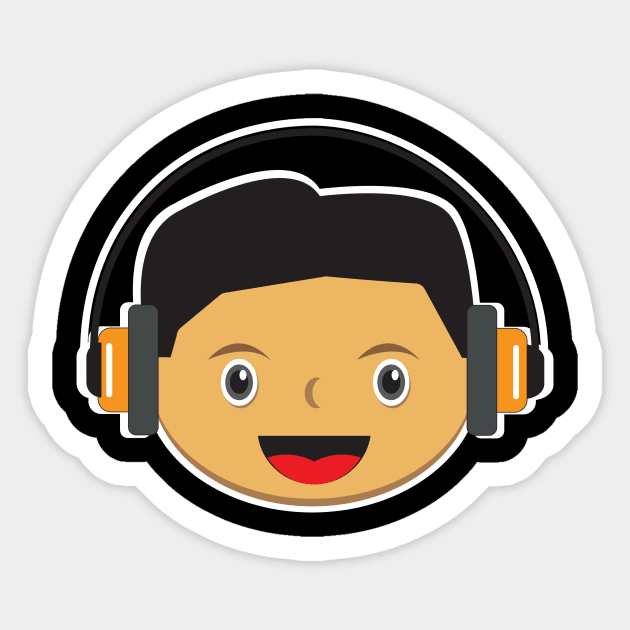 HEADSET MUSIC Sticker by MELEHOY PROJECT